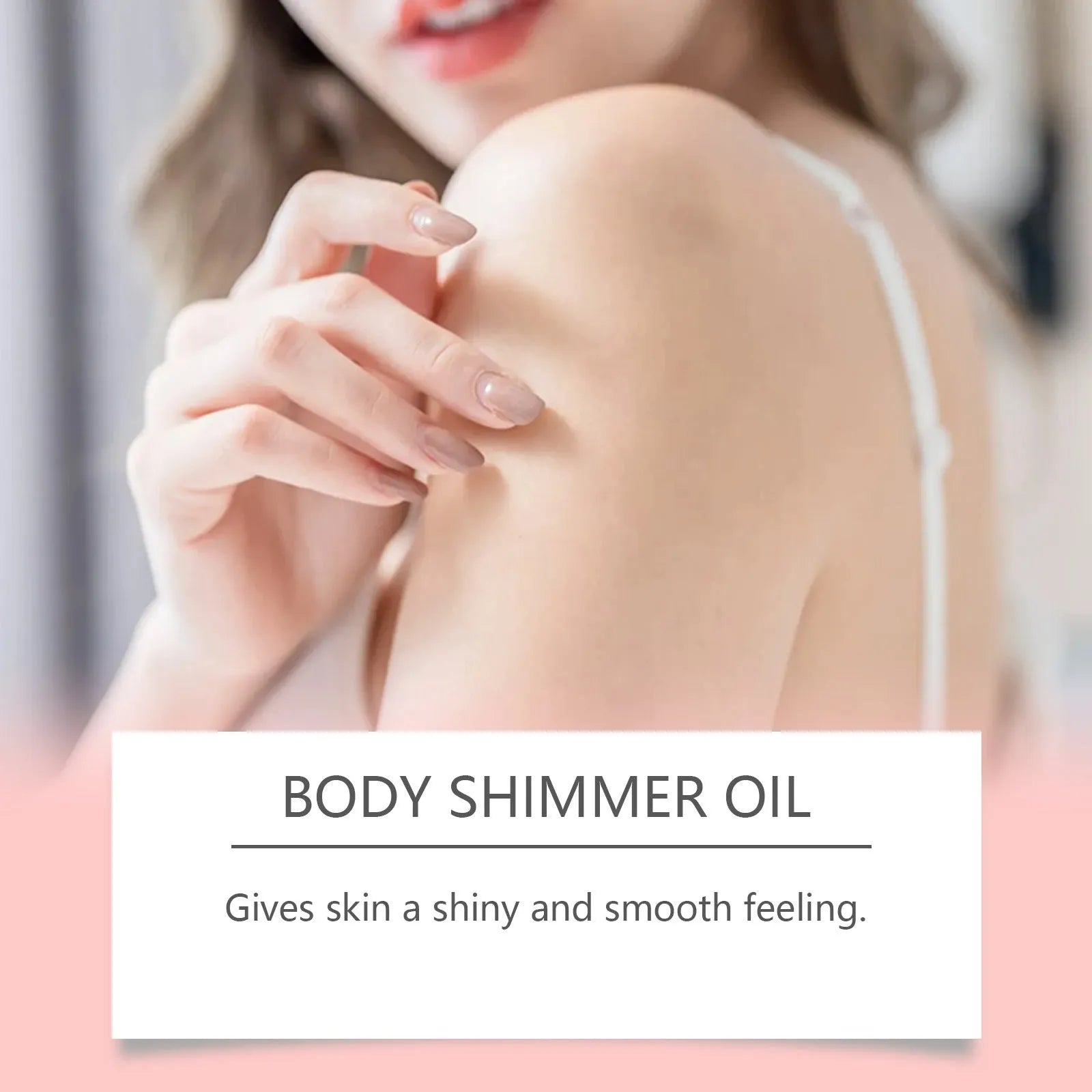 Sun protection body oil 100ml with shimmer containing coconut and avocado oil