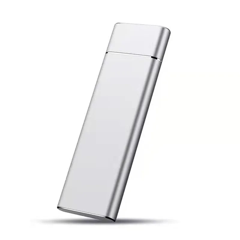 Ultra-thin 6TB mobile hard disk with metal shell in five colour options alongside included data cable