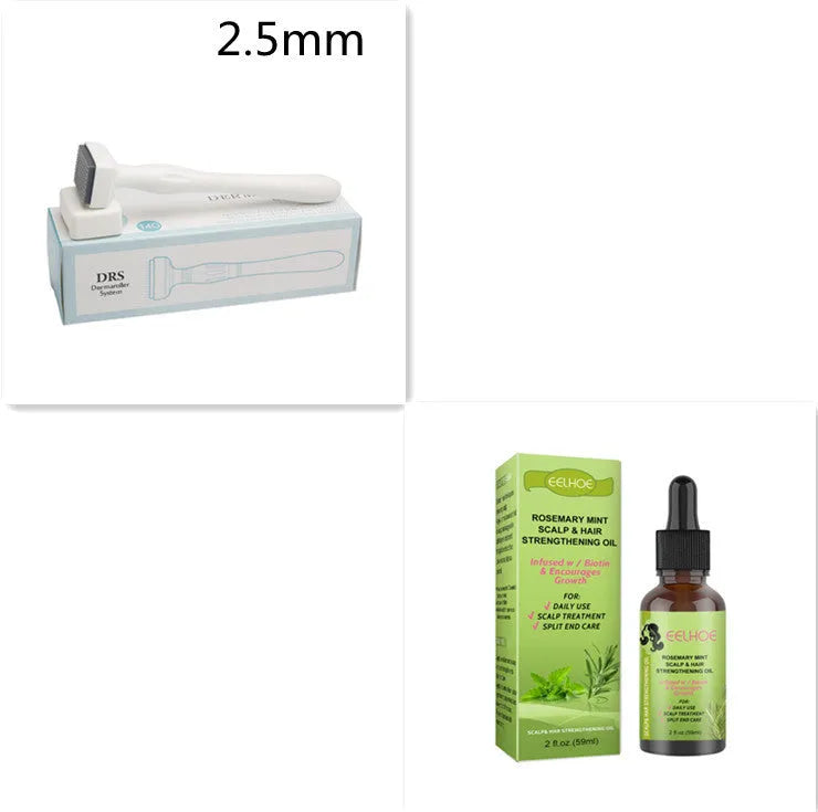 59ml bottle of rosemary mint hair growth fluid for scalp massage and nourishment