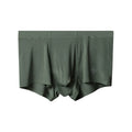 Men's seamless modal underwear in green, pink, and white with mid waist design