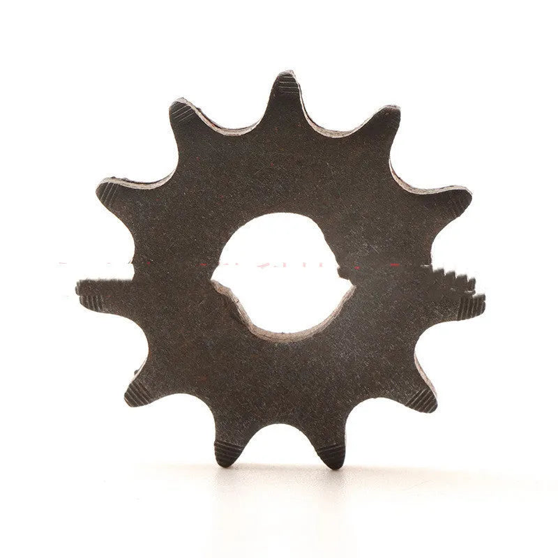 Motorcycle 11-tooth cast iron reduction spur gear with non-circular profile for 25hT8F chains