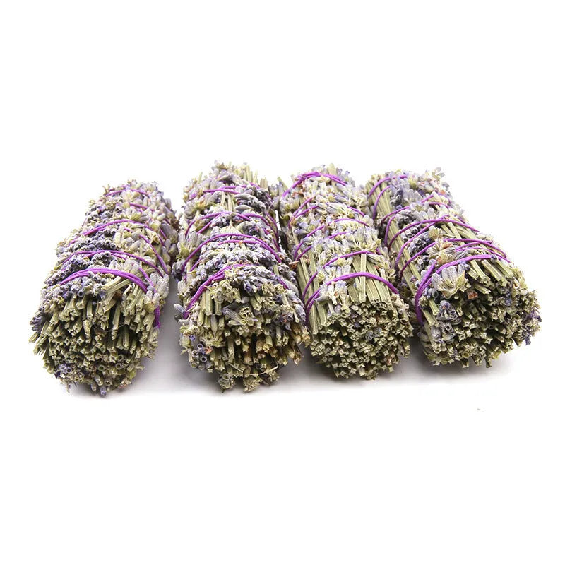 4 inch natural dried flower aromatherapy stick with lavender scent for air freshening