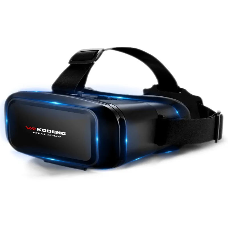 K2 Smart VR Glasses in black resin, head-mounted display for 4.7-6.9 inch smartphones, with pupil distance adjustment