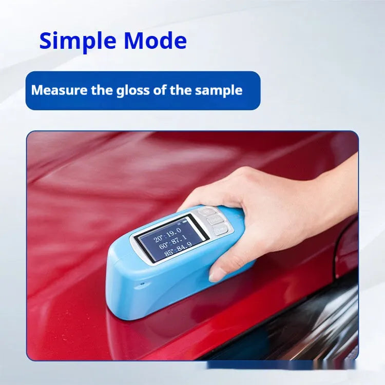 Ceramic brightness stone portable glossiness tester with measurement angle selection