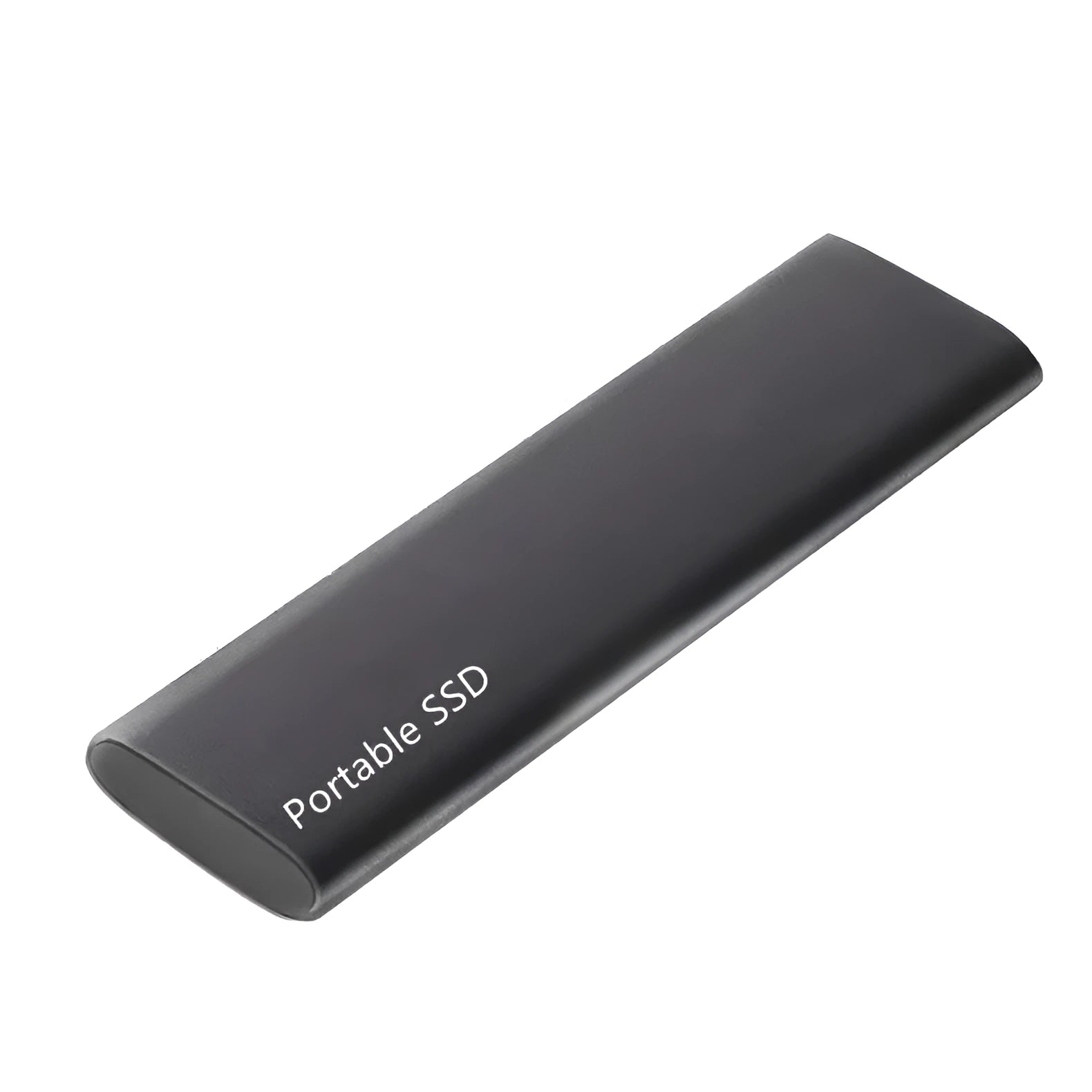 Red ultra-thin metal external SSD hard drive with high storage capacity on a desk.