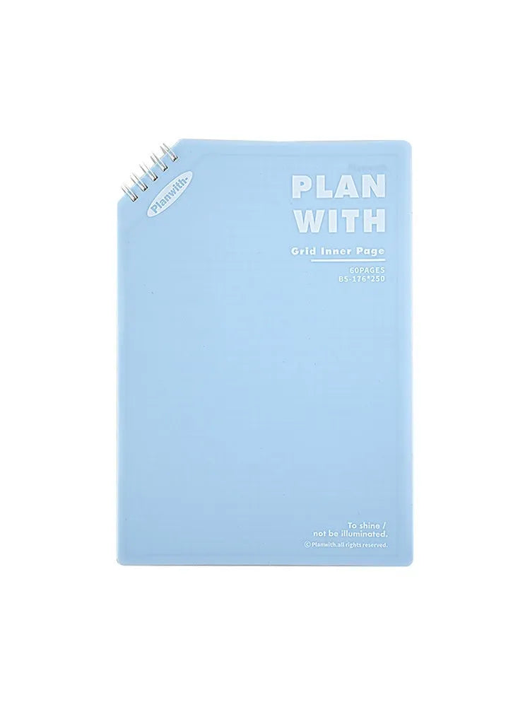 Artsy ins style salt series student draft notebook with 60 sheets in A5 or B5 size