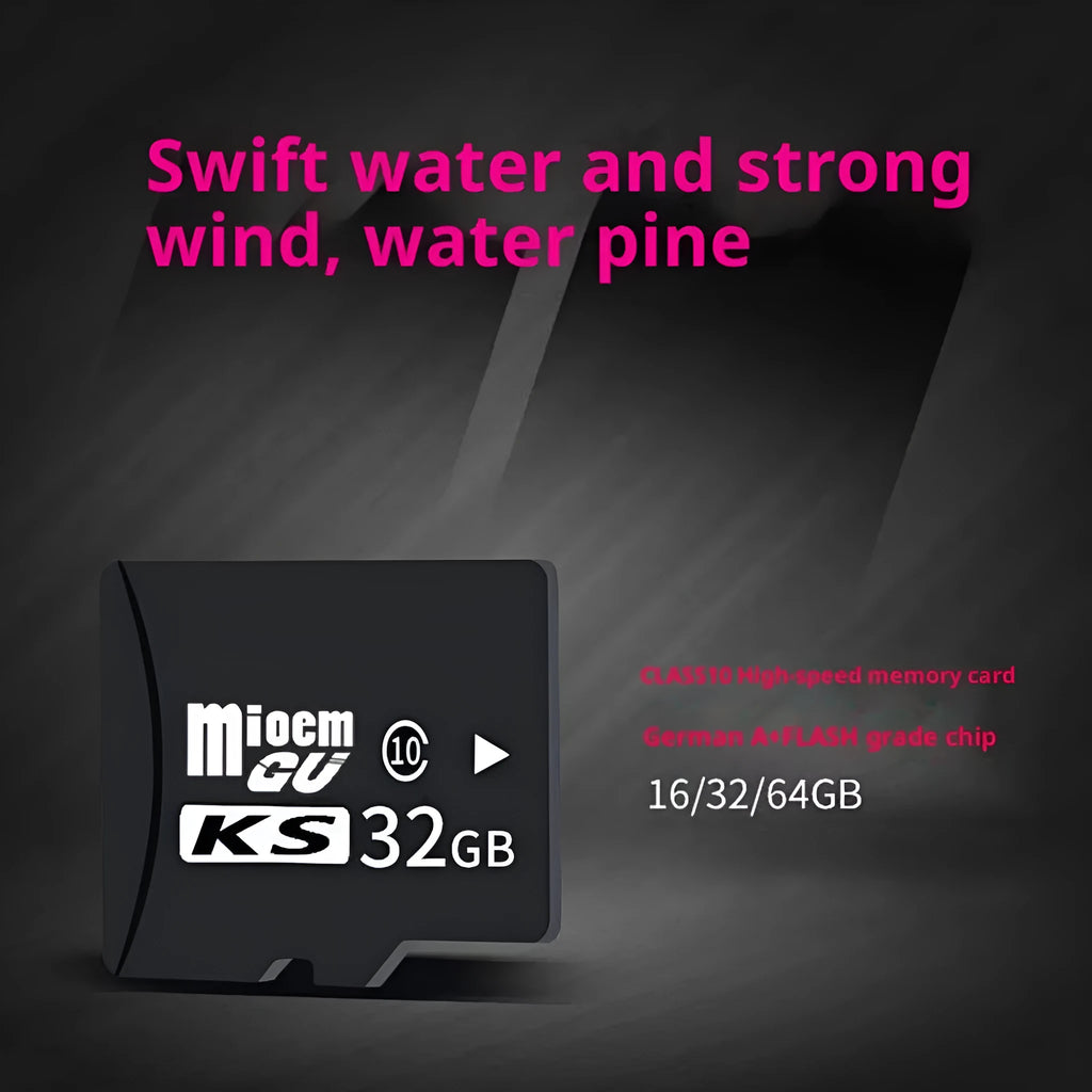 Black TF C10 high-speed memory card 32GB for mobile phone and camera