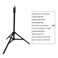 Tripod light stand for floor photography with mobile phone holder and adjustable height options