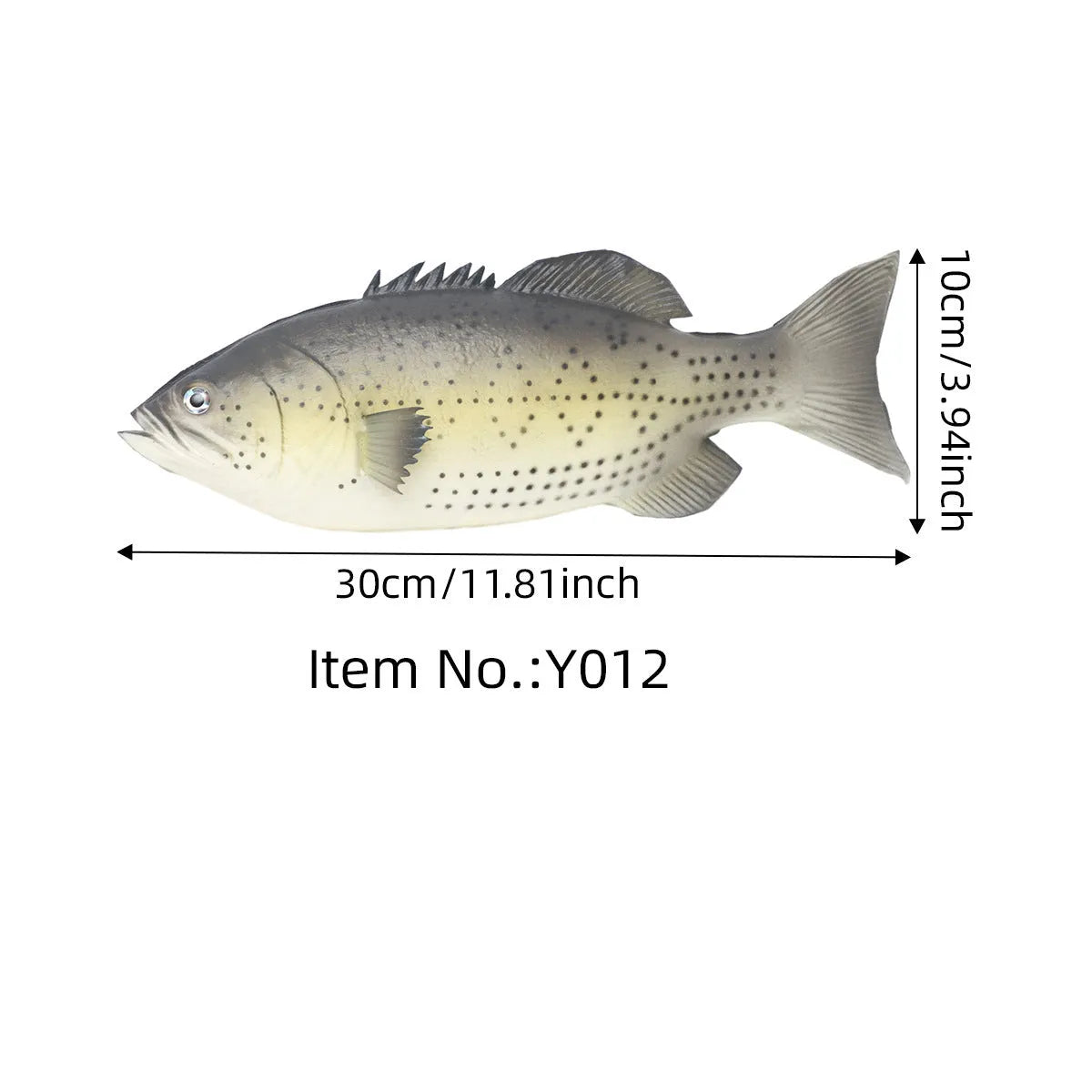 Three PU simulated fish models showing yellow-fin tuna variations on display surface