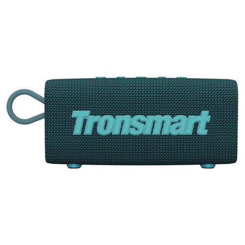 Portable outdoor waterproof Bluetooth speaker in one of six colour options: blue, black, red, grey, camouflage, or orange.