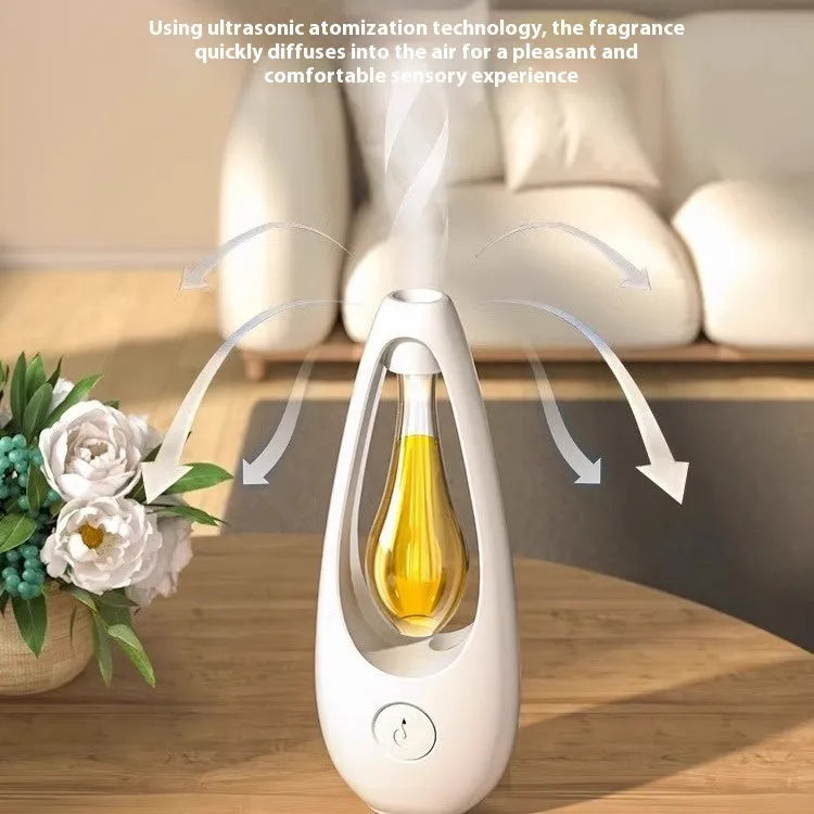 Ultrasonic aroma diffuser with mosquito repellent function in six fragrance colour options