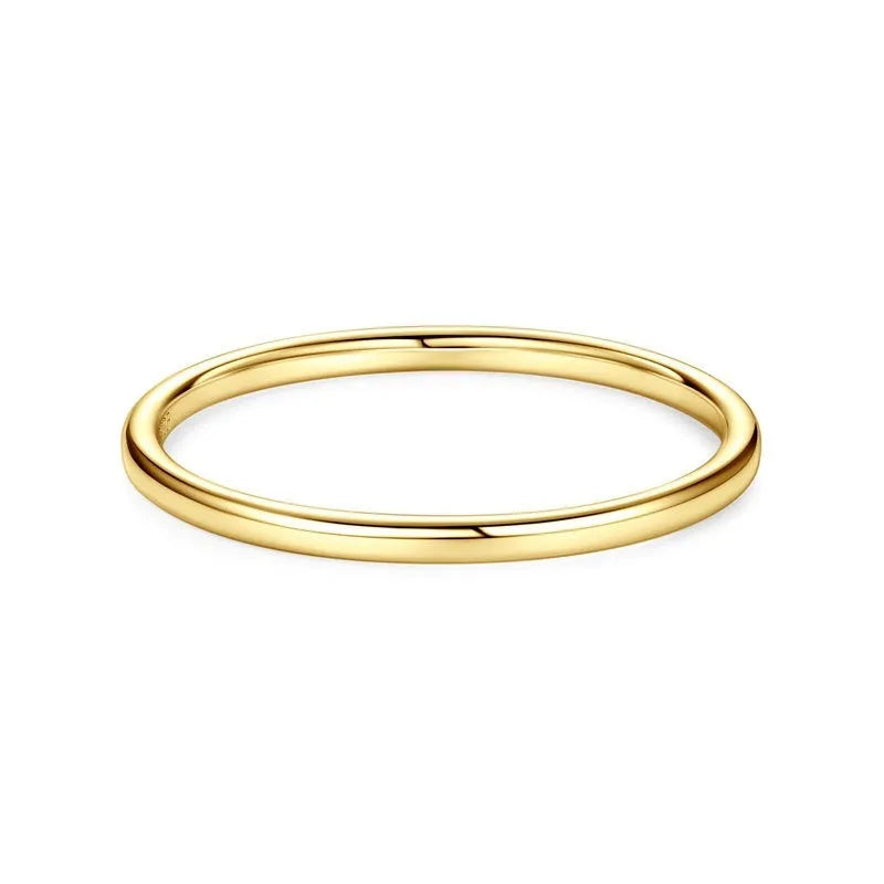 S925 sterling silver heritage simple bracelet ring with geometric round design on finger
