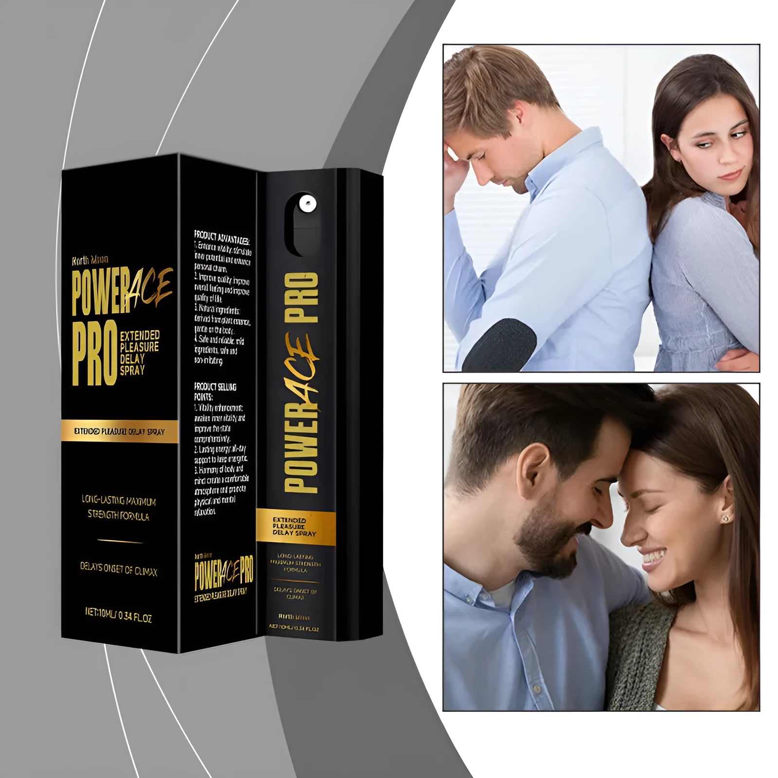 10ML men's body moisturising spray bottle with botanical extracts