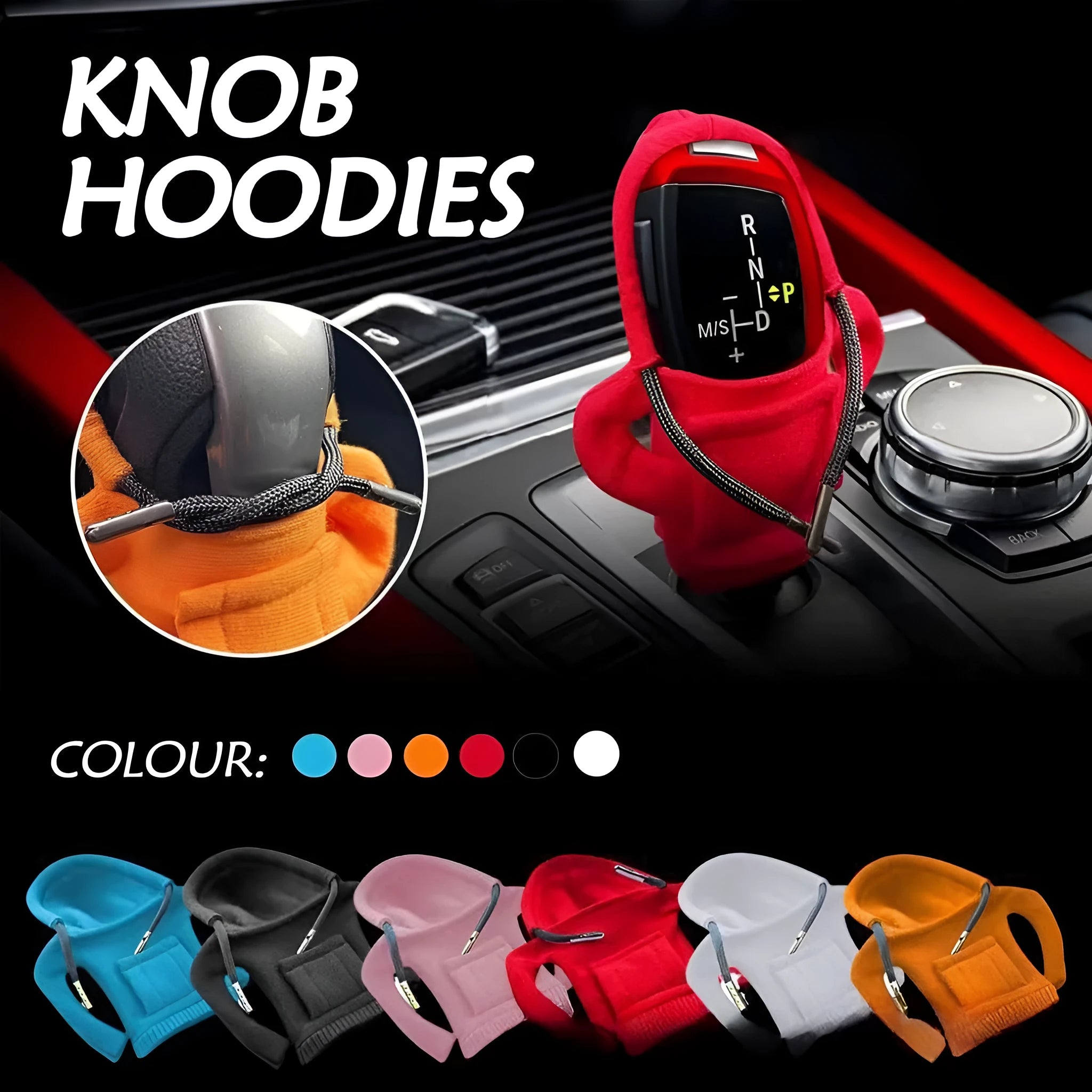 Dutch velvet car gear handle sleeve cover in multiple colour options