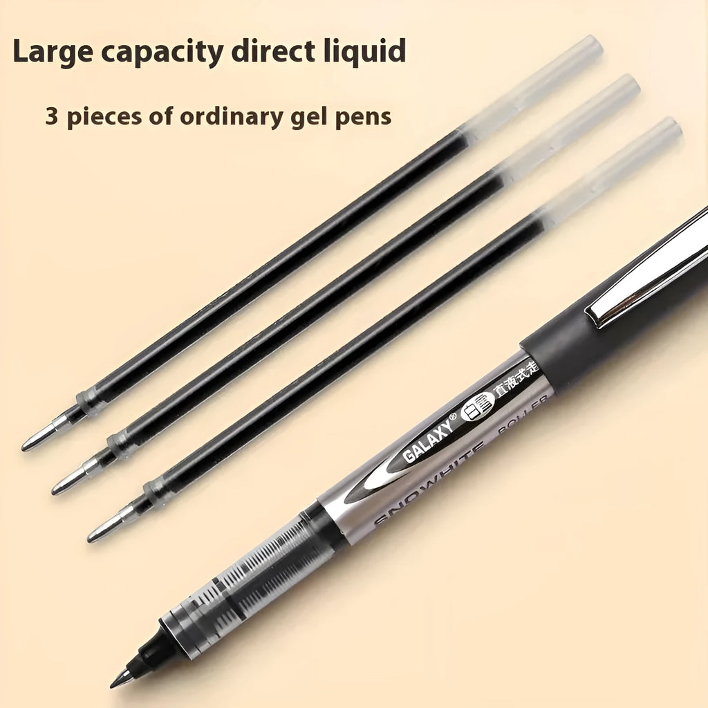 Water-based quick-drying signature pen with 0.5mm tip, available in multiple colours