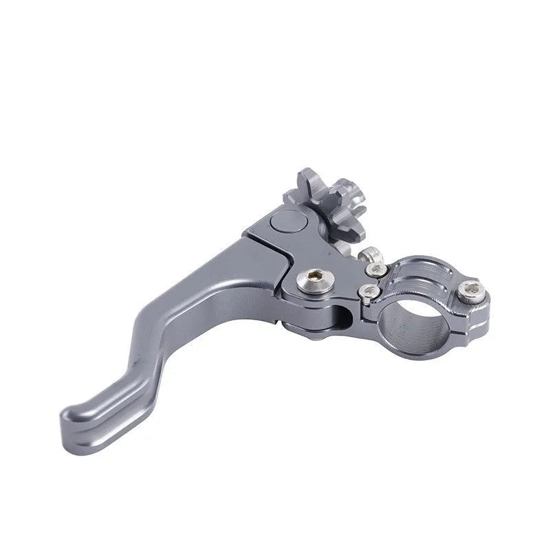 Universal aluminium alloy two-finger motorcycle clutch lever in eight colour options