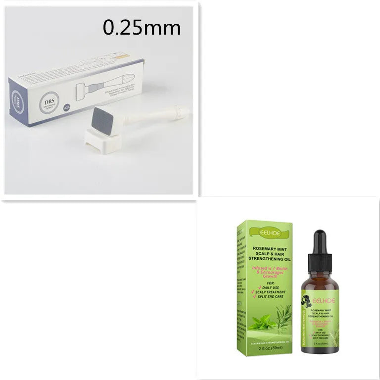 59ml bottle of rosemary mint hair growth fluid for scalp massage and nourishment