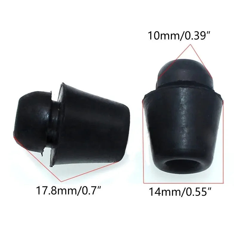 10 rubber automobile buckle trunk shock absorption buffers in colour X16