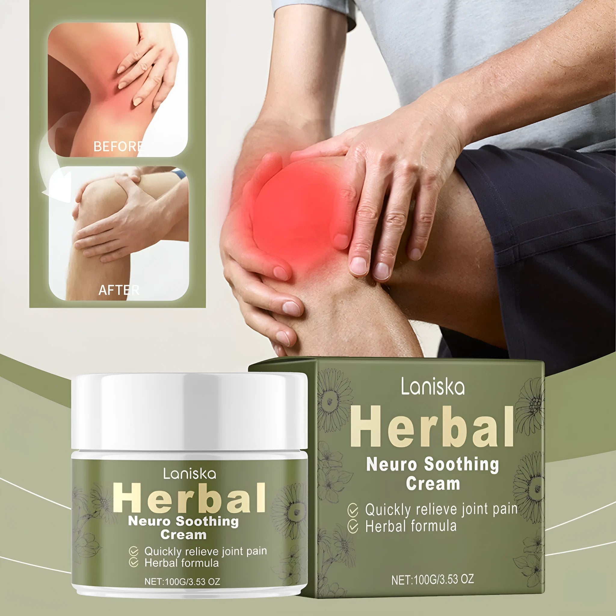 100g arnica and pepper body care cream tube for external topical application