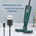S5 Green wireless robot vacuum and mop all-in-one cleaning machine with hand wash-free basin.