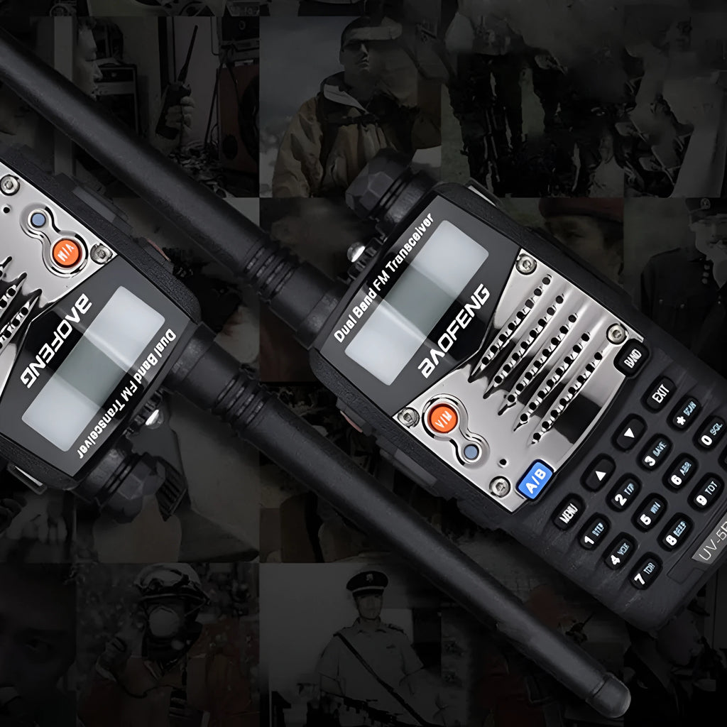 Baofeng UV-5RA dual-band two-way radio with dual display for outdoor civil business use