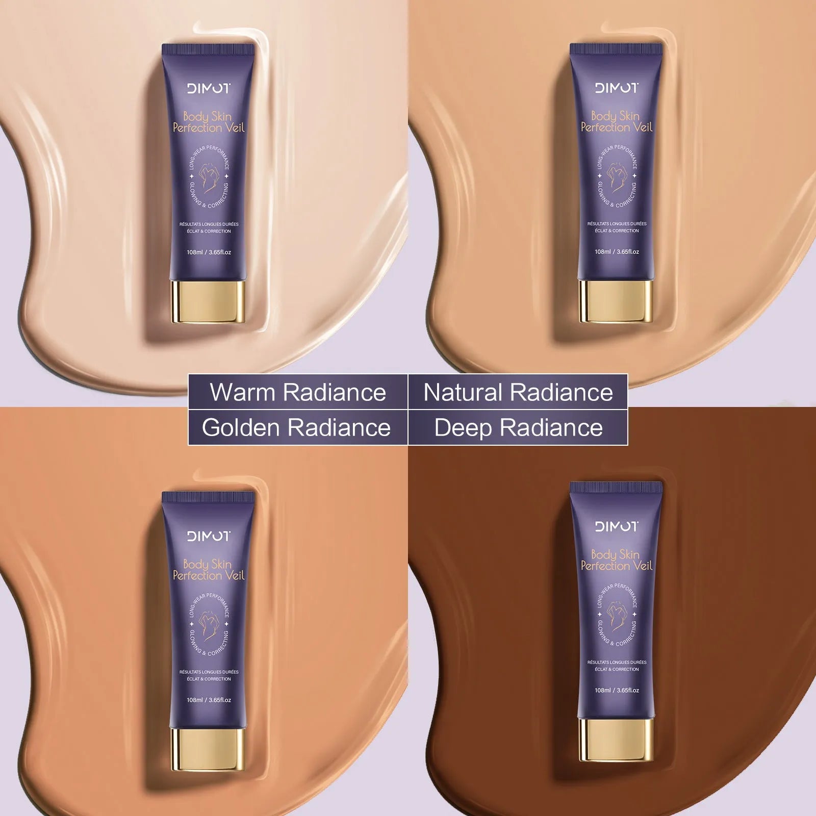 108ml jar of waterproof body concealer cream with an application brush for covering tattoos and birthmarks.