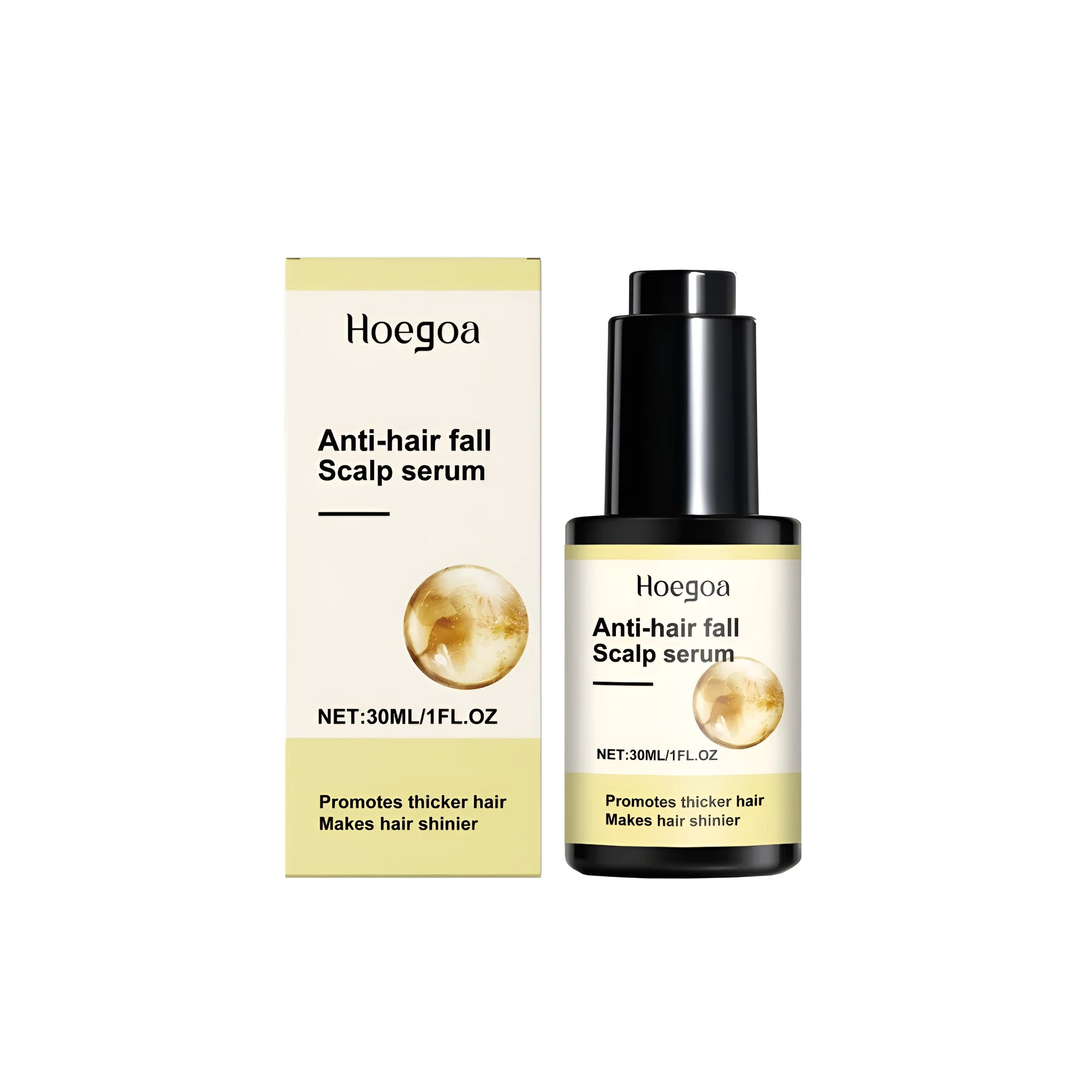 30ml bottle of hair care liquid conditioner featuring vitamin E and natural oils