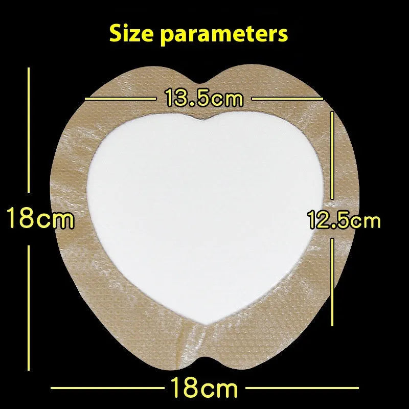 Large skin-coloured silicone foam dressing for bedsore prevention and pressure sore care