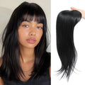 Synthetic high temperature fibre wig hairpiece with inner buckle clip system in one of six colour styles