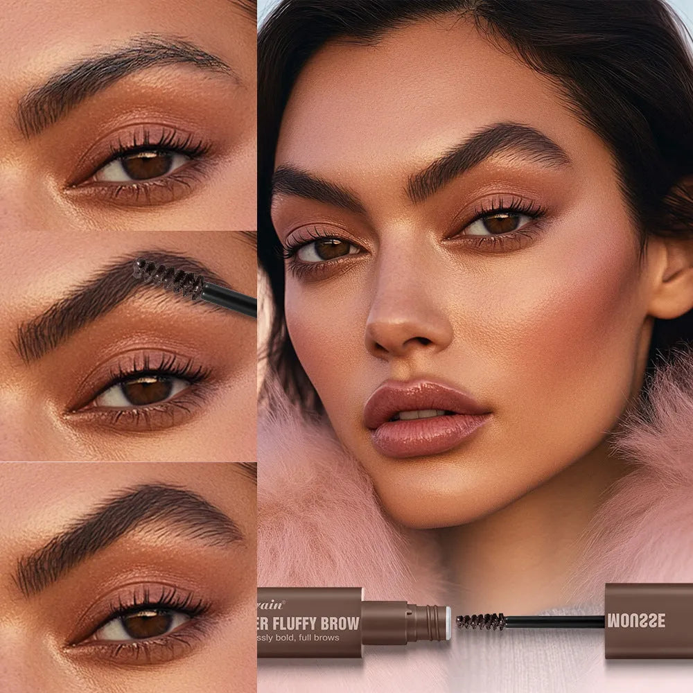 Eyebrow cream for 3D brow shaping with long-lasting colour in six shade options