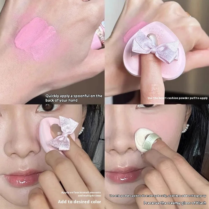 Strawberry Cupid Liquid Blush in six colour shades with water-based gel-cream formula