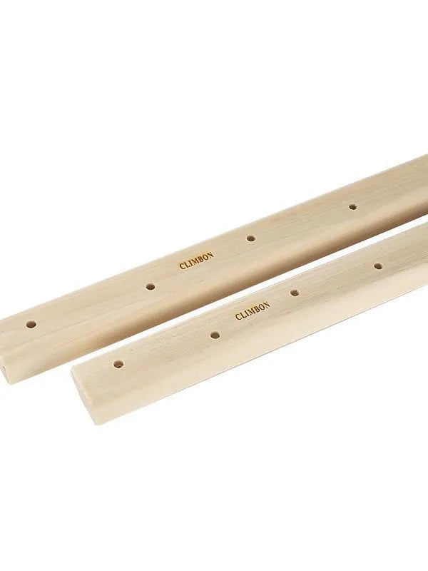 Three solid wooden hangboards for grip strength training in 12cm, 40cm and 50cm lengths
