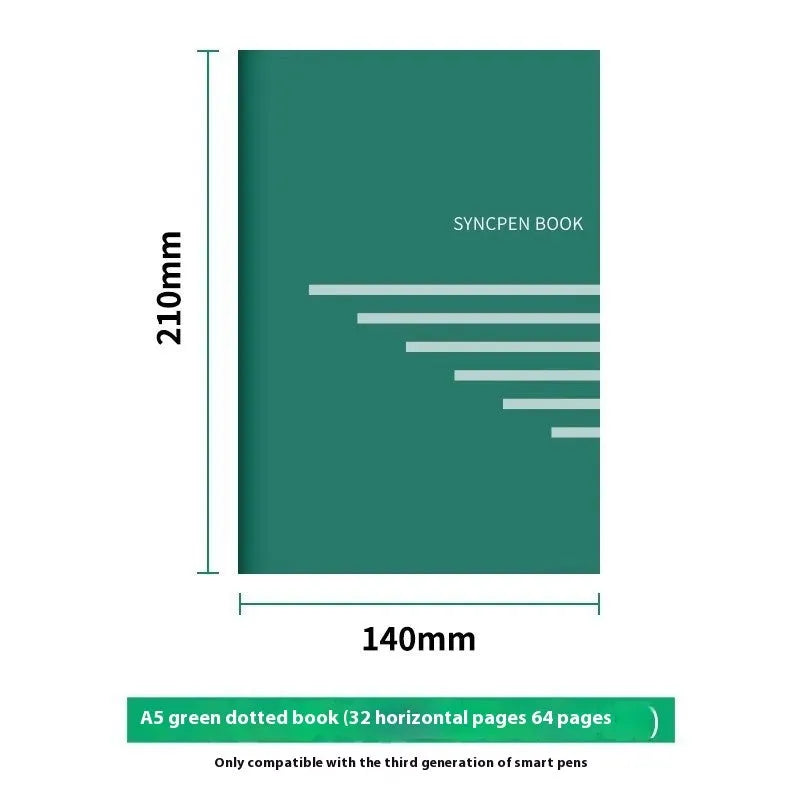 Pack of Zodiac Forest Paper loose leaf notebook refill with 64 pages and nine pen refills for 6-hole spiral binders.