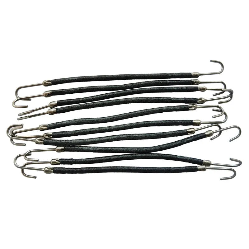Double hook wig hair tools in black, dark brown and light brown colours