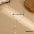 Geometric fritillary design stainless steel bracelet with 18K gold plating and matching necklace