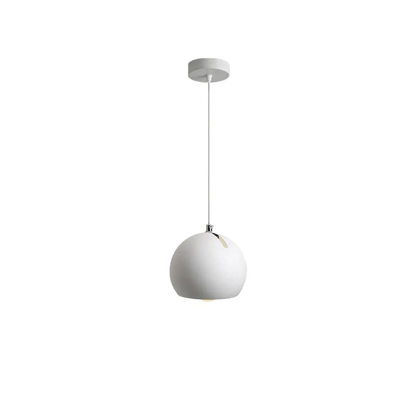 Post-modern ball chandelier table lamp in Moon White or Obsidian Black finish.