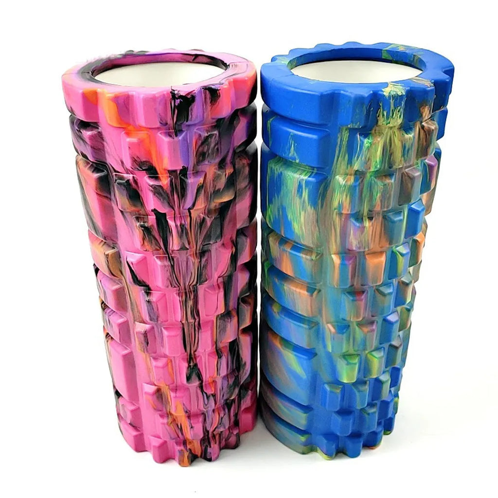 33cm camouflage pattern EVA foam roller for fitness and massage exercises
