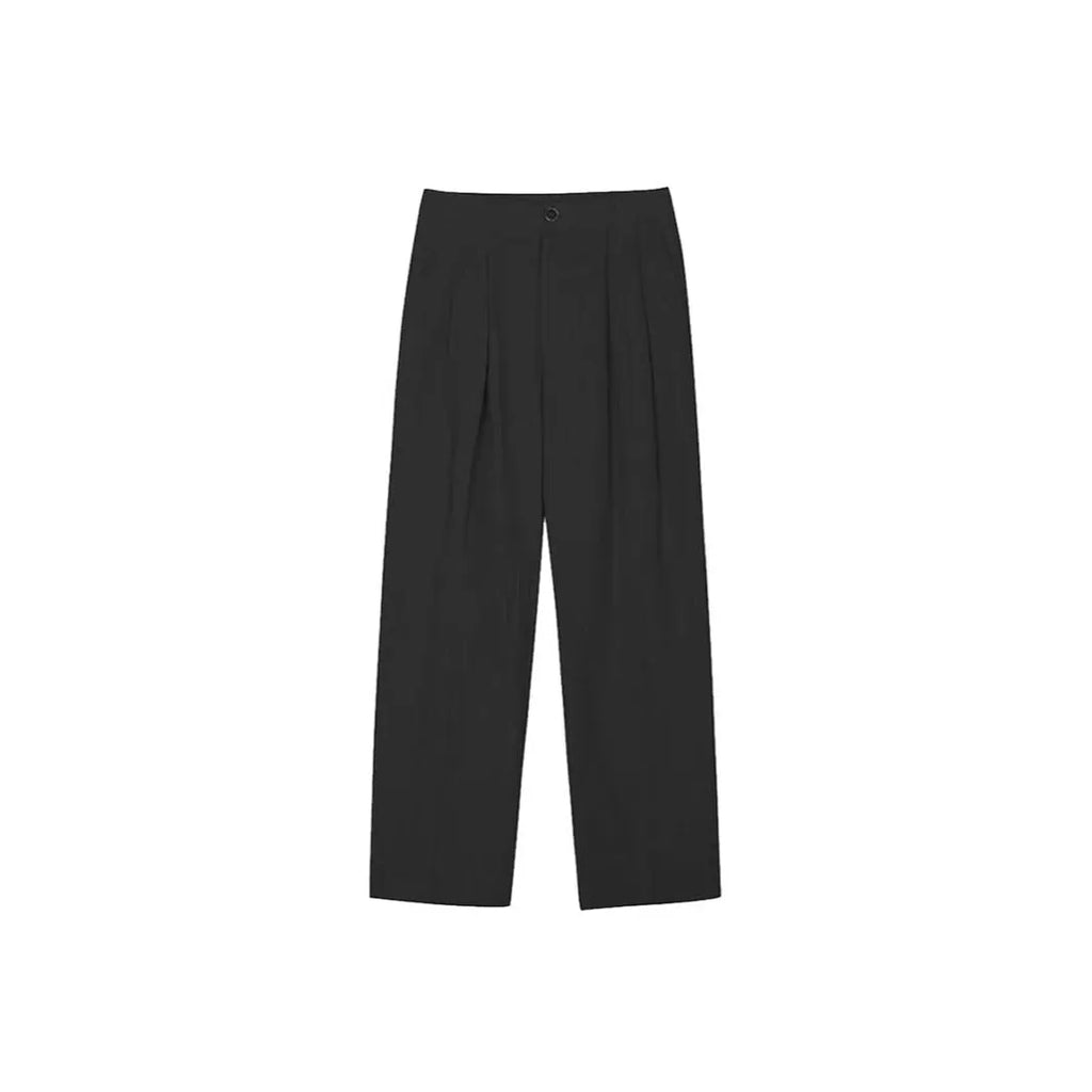 Men's lightweight cotton linen blend trousers in a loose fit, shown in apricot, army green, and purplish blue colours.
