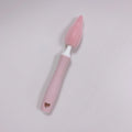 Silicone baby bottle brush set with main brush and straw cleaner in blue, pink and yellow colour options