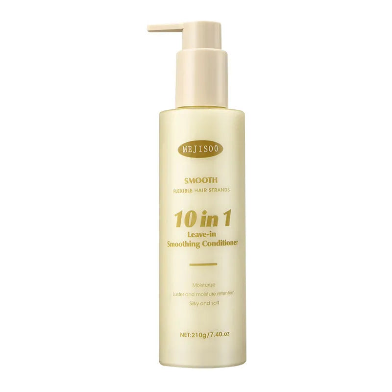 Wash-free Soft 10-in-1 Hair Conditioner 210g bottle for ladies frizzy hair treatment