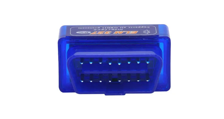 ELM327 Bluetooth OBD2 auto fault detector scanner with compact 45mm design
