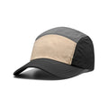 Men's quick-drying baseball cap with five colour-matched panels and curved brim