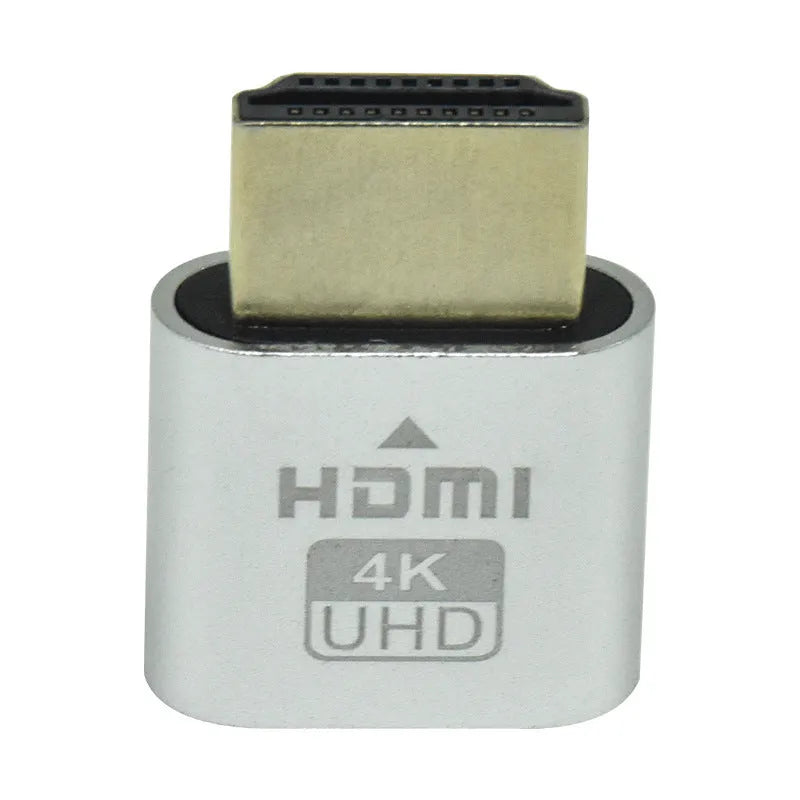 HDMI graphics card dummy plug with virtual display function in multiple metal interface colours