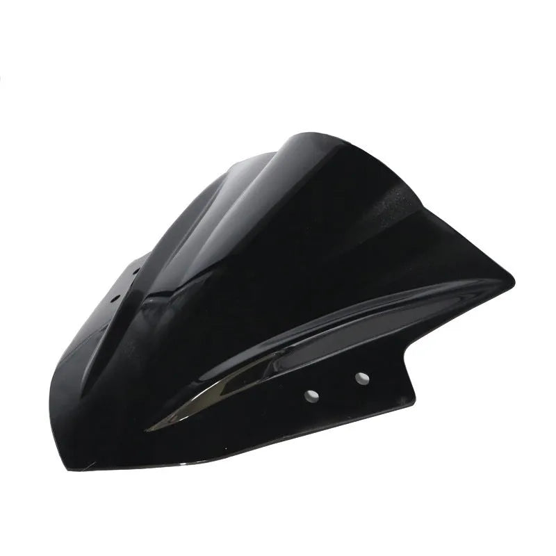 4mm thick black plexiglass universal motorcycle windshield for street car modification on handlebars