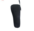 Black cloth portable storage bag for mobile phone stabilizer accessories with adjustable divider
