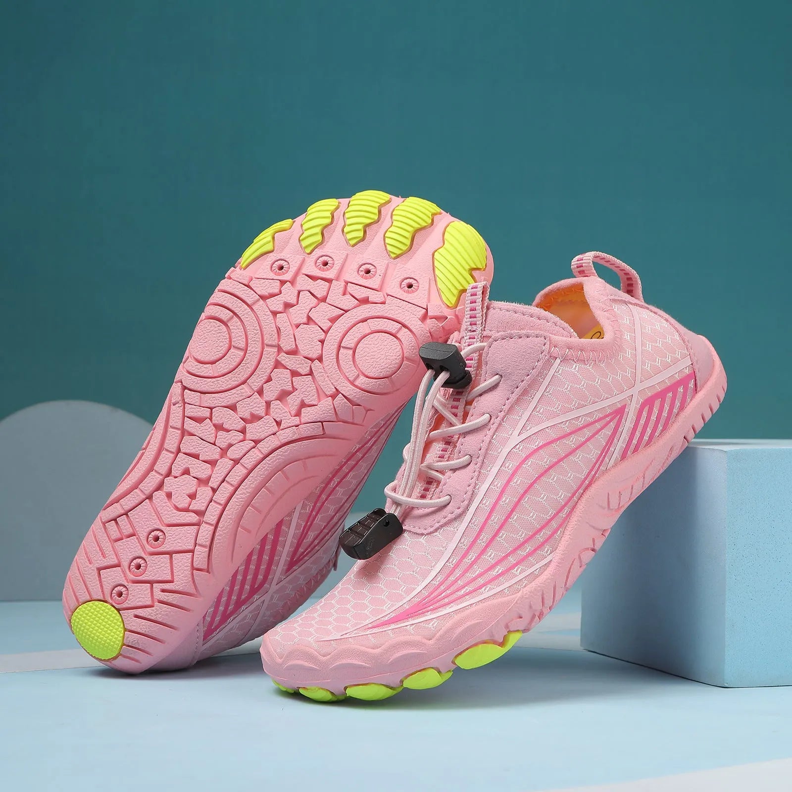 Children's quick-drying wading shoes with non-slip rubber soles for beach sports in multiple colour options