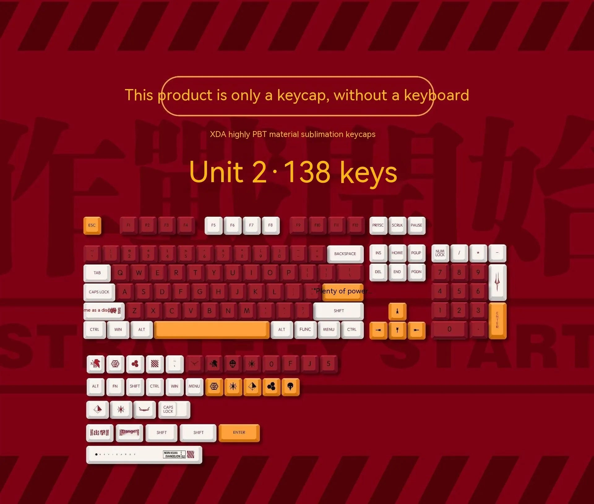 Boy and girl colour matching PBT keycap set for mechanical keyboards in pink and blue themes