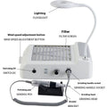 White four-in-one nail polishing machine with vacuum system for salon and home nail care