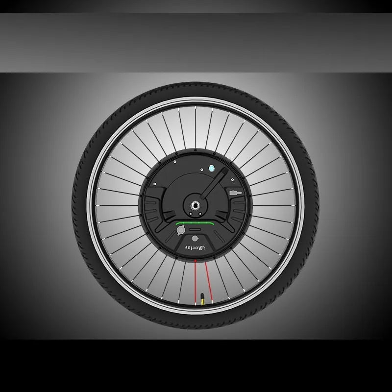 Imotor 3.0 black alloy hub motor wheel for electric bicycle conversion to mountain bike