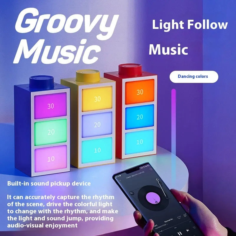 Beating Music Desktop Night Light in Blue colour with ABS construction